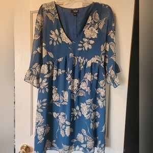 A.N.A. Floral Dress Size Large